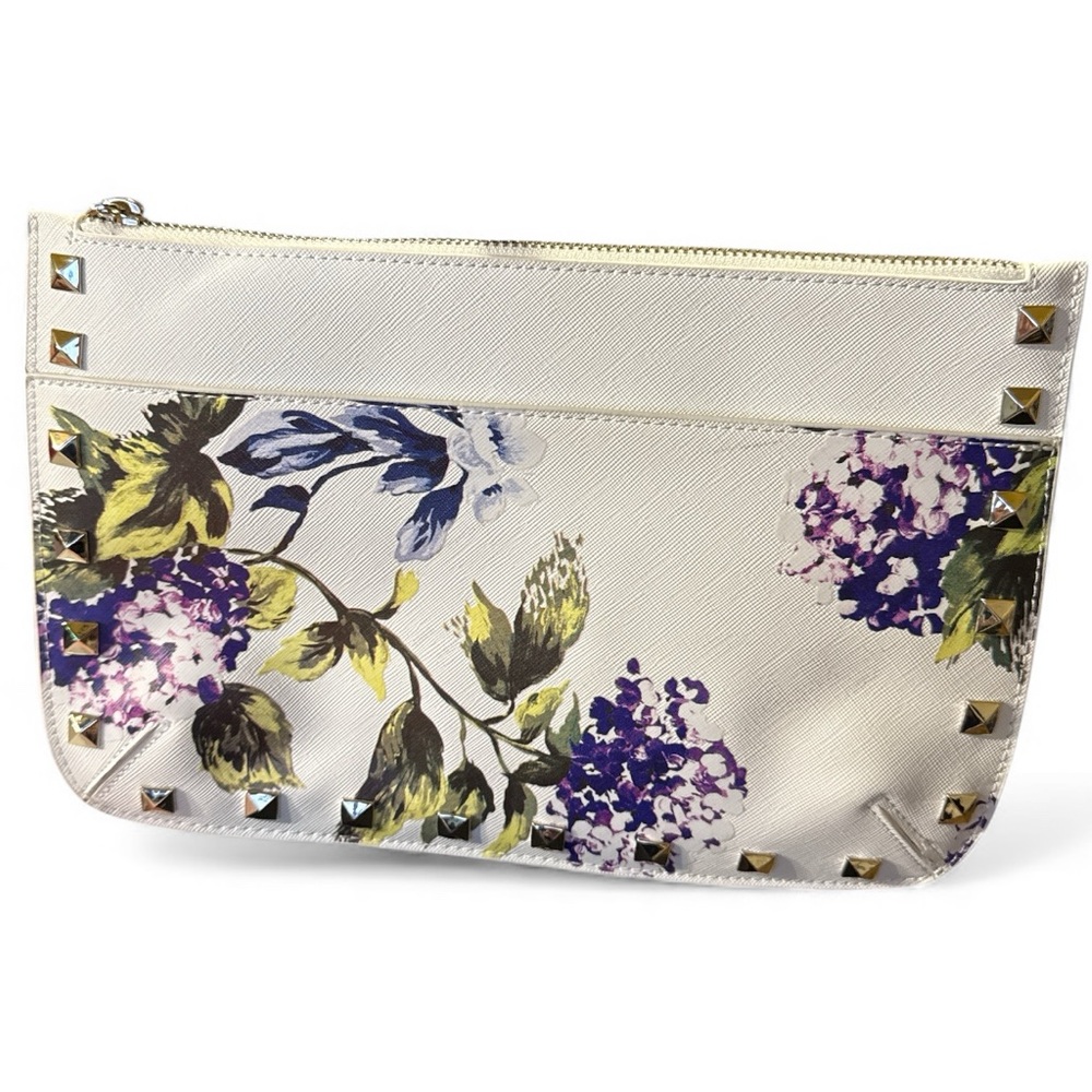 White House, Black Market floral studded clutch - Picture 1 of 5